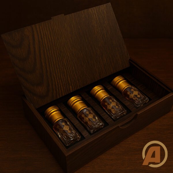 صندوق خشبي فاخر للتولات