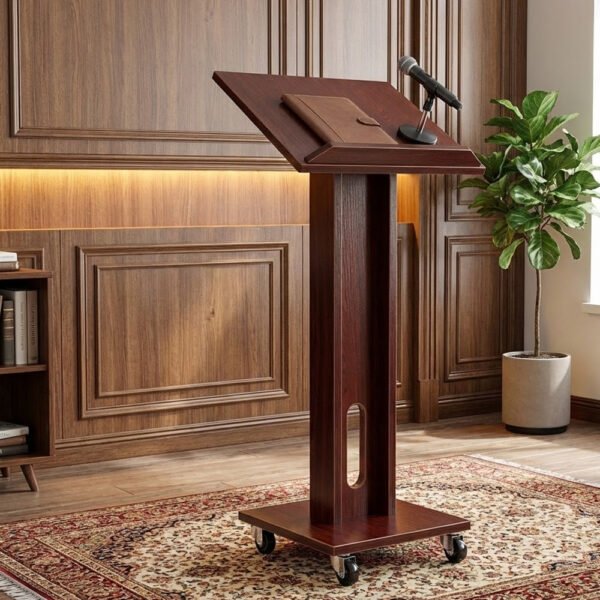 حامل مصحف خشبي أرضي