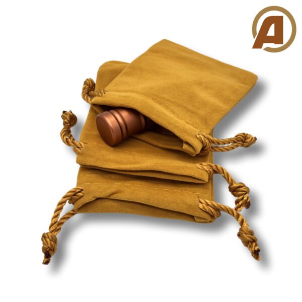 كيس قماش شمواه فاخرة مع حبل للإغلاق